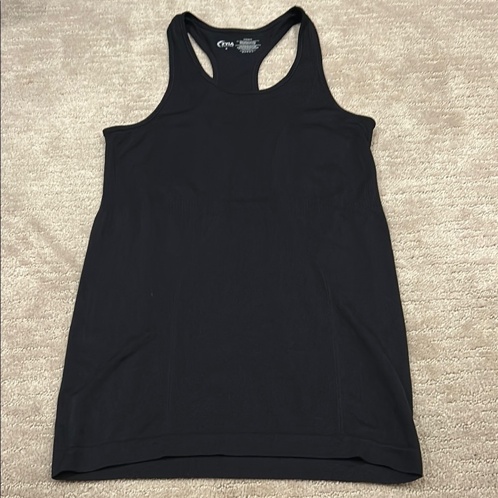ZYIA Black Fitted Sleeveless Tank Top
